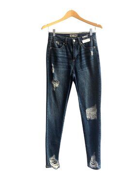 NEW YORK- REWASH DISTRESS JEANS VINTAGE REUNION SKINNY HIGH-RISE SIZE 3/26-NWT